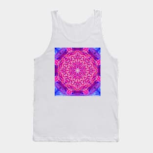 Glowing Pink and Blue  Lights Tank Top